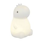 Hvid bordlampe til børneværelse plast, Vedat, 0,5W, RGBW LED, med brytare