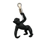 Sort bordlampe plast, Macaca
