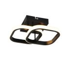 Sort loftlampe design, Yasser, 7W, 3000K LED