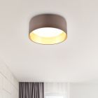 Taupe plafond modern, Erdi, 12W, 3000K LED