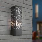 Antracit udendørslampe modern, Tobias, IP44