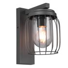 Antracit udendørslampe modern, Emanuela, IP44