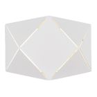 Hvid væglampe modern, Soloro, 6W, 3000K LED
