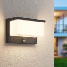 Antracit udendørslampe modern, Slimane, 13W, 3000K LED, IP54