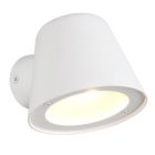 Hvid udendørslampe modern, Noufissa, IP44