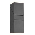 Antracit udendørslampe modern, Liron, 7W, 3000K LED, IP54