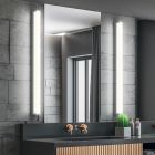 Krom væglampe badeværelse modern, Celesta, 12W, 3000K LED, IP44