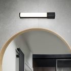 Sort væglampe badeværelse modern, Bernou, 8W, 3000K LED, IP44