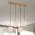 Nikkel pendler lampe vintage, Milco