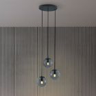 Antracit pendler lampe modern, Resi