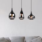 Sort pendler lampe design, Sybren