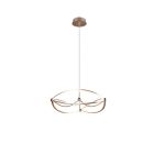 Messing pendler lampe modern, Remy, 42W, 3000K LED
