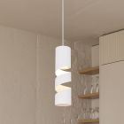 Hvid pendler lampe design, Marouan