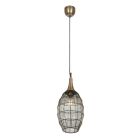 Bronze pendler lampe rustik, Rins