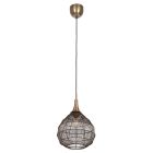 Bronze pendler lampe rustik, Rins