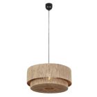 Beige pendel lampe spisebord rustik, Rinus