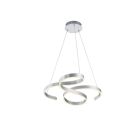 Sølv pendler lampe modern, Davu, 52W, 3000K LED