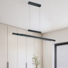 Sort pendler lampe modern, Jessey, 42W, varm til kold hvid justerbar LED, med beröringsdimmer