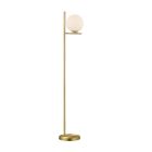 Messing gulv lampe modern, Silkis, med brytare