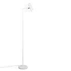 Hvid gulv lampe modern, Kaso, med brytare