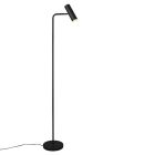 Sort gulv lampe modern, Kaso, med brytare
