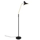 Sort gulv lampe klassisk, Merit