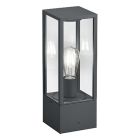 Antracit udendørs bordlampe modern, Sanna, IP44
