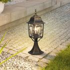 Rustfarvet udendørslampe klassisk, Viyan, IP23
