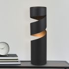 Sort bordlampe design, Marouan, med brytare