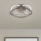 Nikkel plafond modern, Remy, 20W, 3000K LED