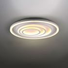 Hvid plafond modern, Carolijn, 40W, varm til kold hvid justerbar LED, med fjärrkontroll