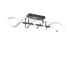 Krom loftlampe design, Sylvian, 41W, varm til kold hvid justerbar LED, 3 trins lysdæmper