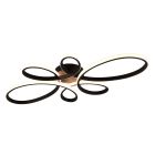 Sort loftlampe design, Vikash, 32W, 3000K LED, 3 trins lysdæmper