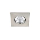 Nikkel indbygningsspot badeværelse modern, Iman, 5W, 3000K LED, IP65