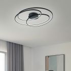 Sort plafond modern, Sabra, 50W, 3000K LED