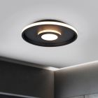 Sort loftlampe badeværelse modern, Kayla, 35W, 3000K LED, IP44