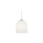 Hvid glas 2-faset skinnebelysning pendler lampe Ivar