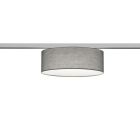 Grå loftslampe Oliver til 2-faset skinnebelysning