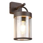 Rustfarvet udendørslampe modern, Piter, IP44