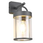 Antracit udendørslampe modern, Piter, IP44
