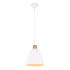 Hvid pendler lampe modern, Casparus