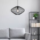 Sort pendler lampe modern, Cemal