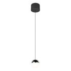 Krom pendler lampe modern, Rigtje