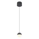 Antracit pendler lampe modern, Rigtje