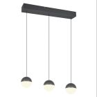 Antracit pendler lampe modern, Rigtje