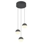 Antracit pendler lampe modern, Rigtje