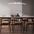 Hvid pendler lampe design, Quirinus, 18W, 4000K LED