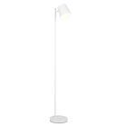 Hvid genopladelig gulvlampe metal, Suraya, 4,5W, 3000K LED, 3 trins lysdæmper