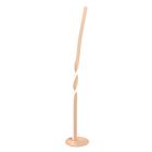 Brun gulv lampe design, Quirinus, 19W, 4000K LED, med brytare