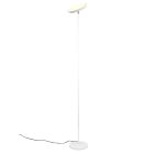 Hvid gulv lampe modern, Shahid, 17W, varm til kold hvid justerbar LED, med beröringsdimmer
